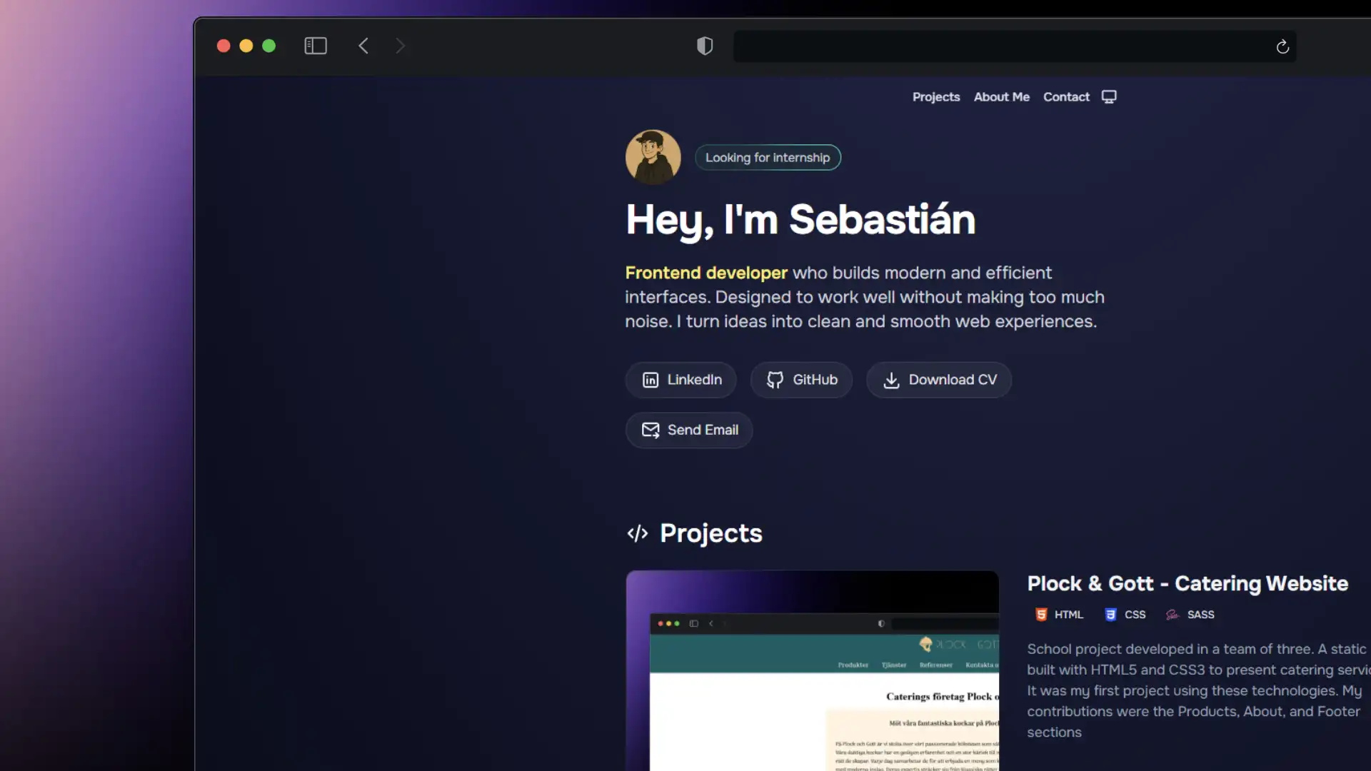 Portfolio Web - Personal Project